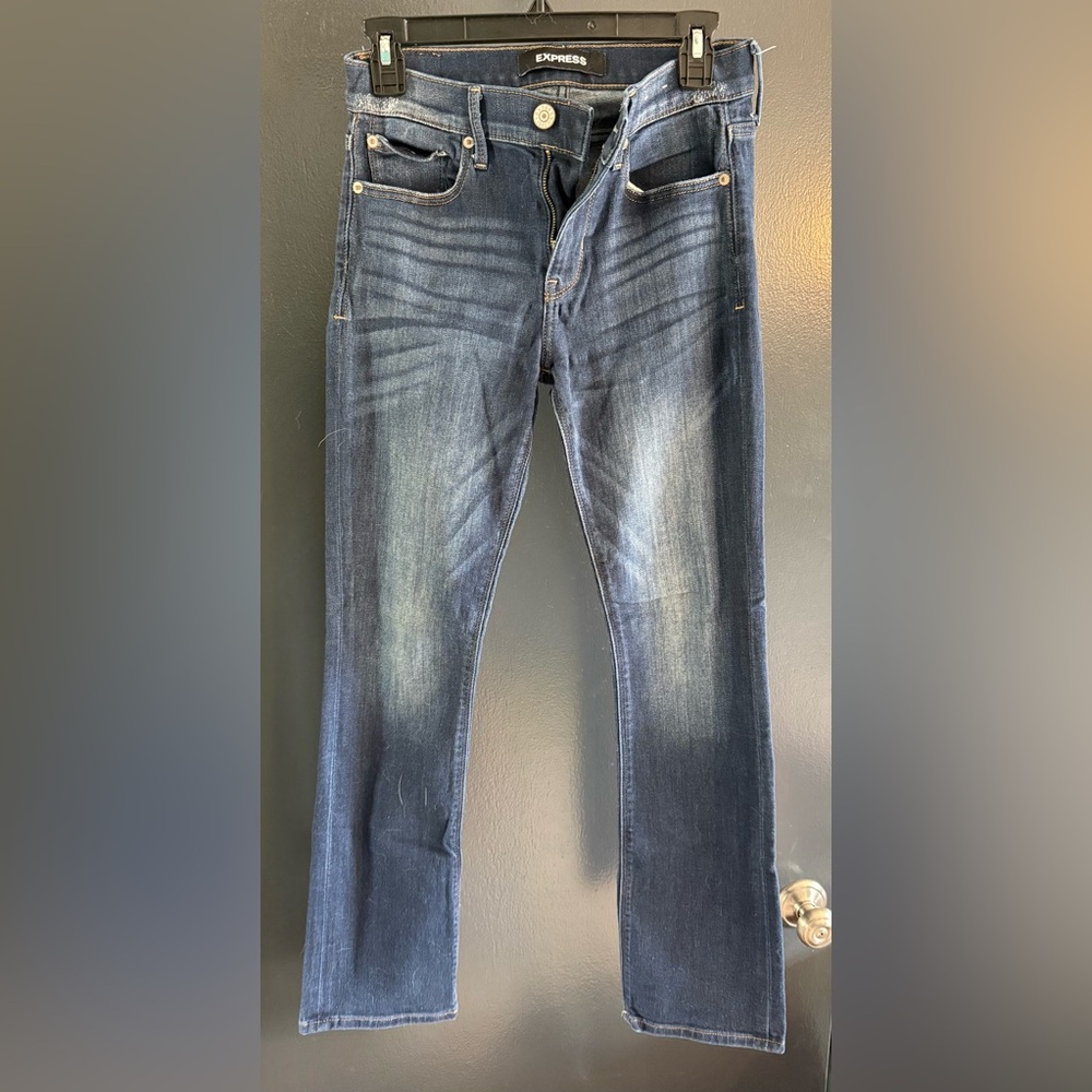 Express Women’s Dark Wash Slim Jeans